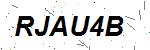 CAPTCHA verification image containing distorted text characters