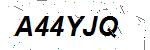 CAPTCHA verification image containing distorted text characters