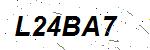 CAPTCHA verification image containing distorted text characters