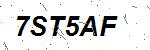 CAPTCHA verification image containing distorted text characters