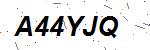 CAPTCHA verification image containing distorted text characters
