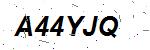 CAPTCHA verification image containing distorted text characters