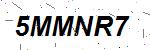 CAPTCHA verification image containing distorted text characters