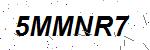 CAPTCHA verification image containing distorted text characters