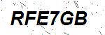CAPTCHA verification image containing distorted text characters