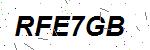 CAPTCHA verification image containing distorted text characters