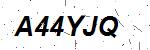 CAPTCHA verification image containing distorted text characters