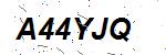 CAPTCHA verification image containing distorted text characters