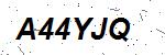 CAPTCHA verification image containing distorted text characters