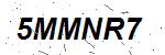 CAPTCHA verification image containing distorted text characters