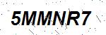CAPTCHA verification image containing distorted text characters