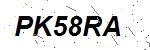 CAPTCHA verification image containing distorted text characters
