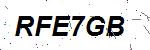 CAPTCHA verification image containing distorted text characters