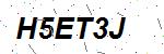 CAPTCHA verification image containing distorted text characters