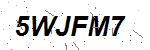 CAPTCHA verification image containing distorted text characters
