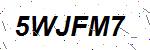CAPTCHA verification image containing distorted text characters