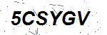 CAPTCHA verification image containing distorted text characters