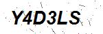 CAPTCHA verification image containing distorted text characters