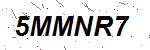 CAPTCHA verification image containing distorted text characters