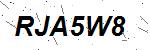 CAPTCHA verification image containing distorted text characters