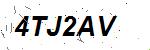 CAPTCHA verification image containing distorted text characters