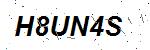 CAPTCHA verification image containing distorted text characters
