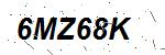 CAPTCHA verification image containing distorted text characters