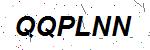 CAPTCHA verification image containing distorted text characters