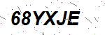 CAPTCHA verification image containing distorted text characters