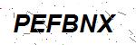 CAPTCHA verification image containing distorted text characters