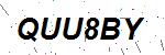 CAPTCHA verification image containing distorted text characters