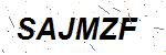CAPTCHA verification image containing distorted text characters