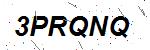 CAPTCHA verification image containing distorted text characters