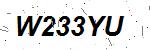 CAPTCHA verification image containing distorted text characters