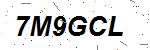 CAPTCHA verification image containing distorted text characters