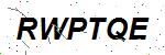 CAPTCHA verification image containing distorted text characters