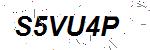 CAPTCHA verification image containing distorted text characters