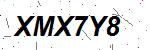 CAPTCHA verification image containing distorted text characters