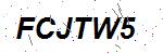 CAPTCHA verification image containing distorted text characters