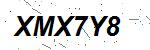CAPTCHA verification image containing distorted text characters