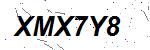 CAPTCHA verification image containing distorted text characters