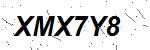 CAPTCHA verification image containing distorted text characters