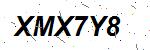 CAPTCHA verification image containing distorted text characters