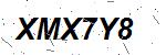 CAPTCHA verification image containing distorted text characters