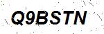 CAPTCHA verification image containing distorted text characters