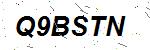 CAPTCHA verification image containing distorted text characters