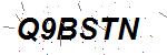 CAPTCHA verification image containing distorted text characters