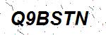 CAPTCHA verification image containing distorted text characters