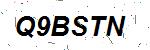 CAPTCHA verification image containing distorted text characters