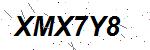 CAPTCHA verification image containing distorted text characters